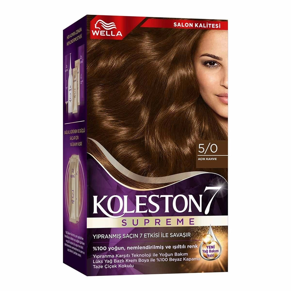 Wella Koleston Supreme Hair Dye 5/0 Light Brown