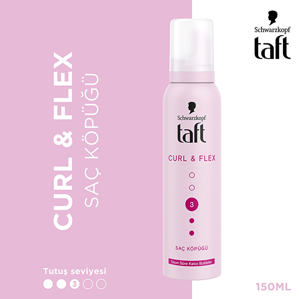 Taft Curl & Flex Hair Mousse 150 ml
