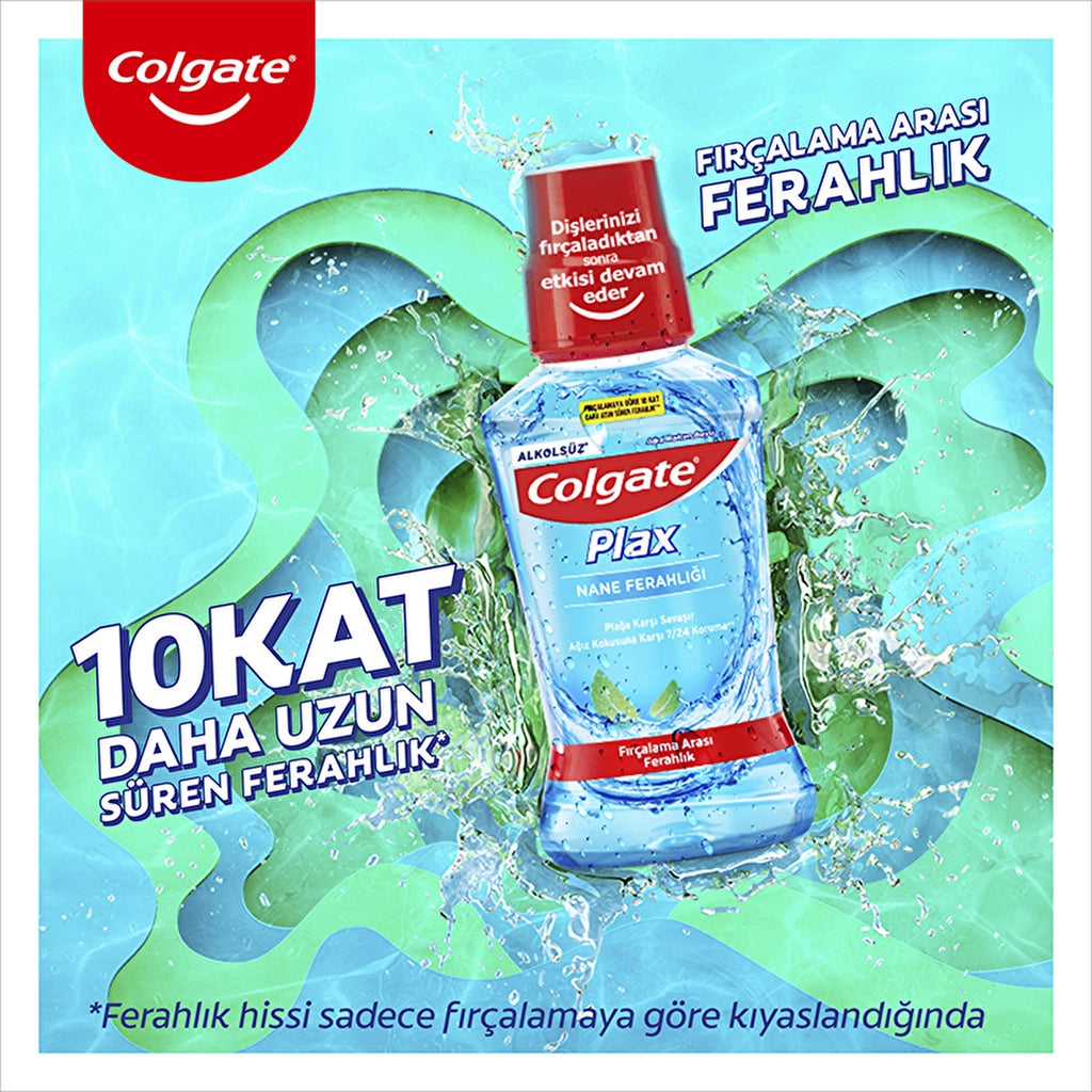 Colgate Plax Mint Fresh Alcohol-Free Mouth Care Water 250 ml