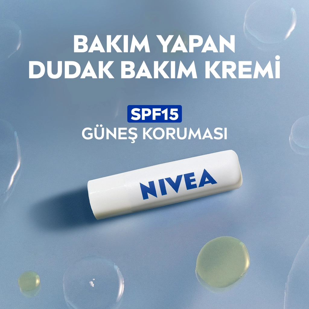 Nivea Colorless Moisturizing Lip Care Cream Med Repair 4.8 gr