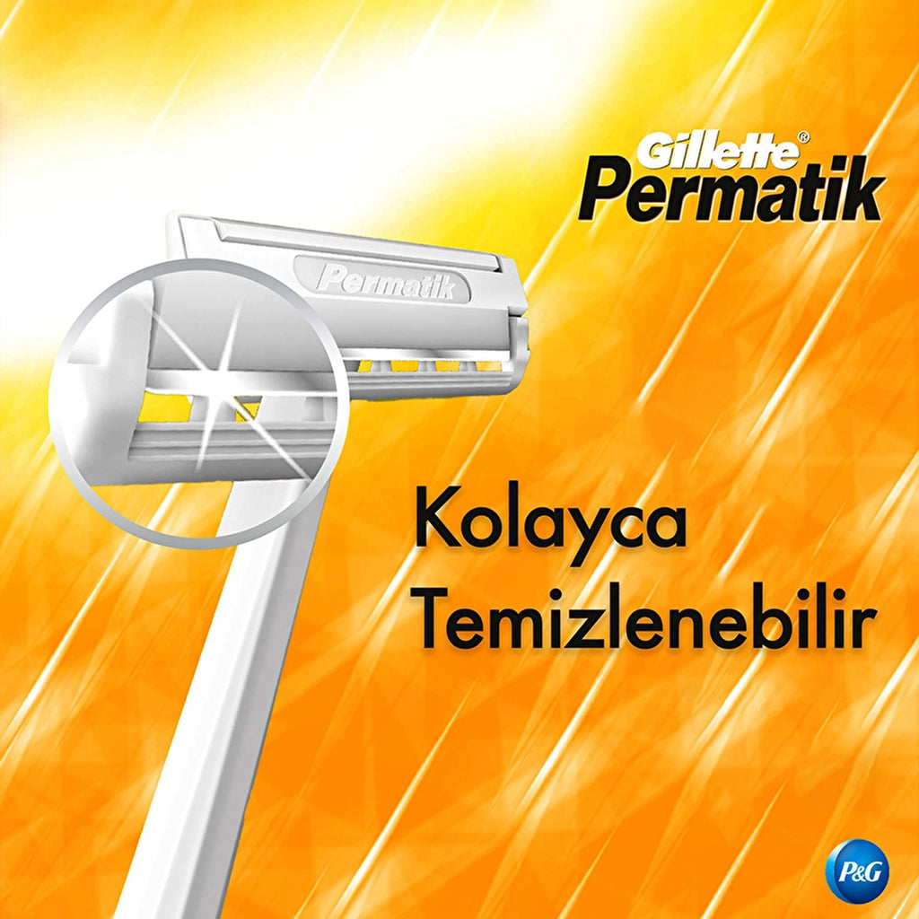 Gillette Permatik 1 Disposable Razor 10 Pack