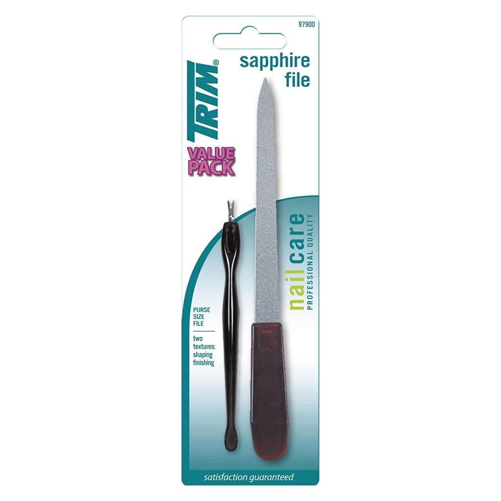 Trim Sapphire File Meat Pusher with Gift