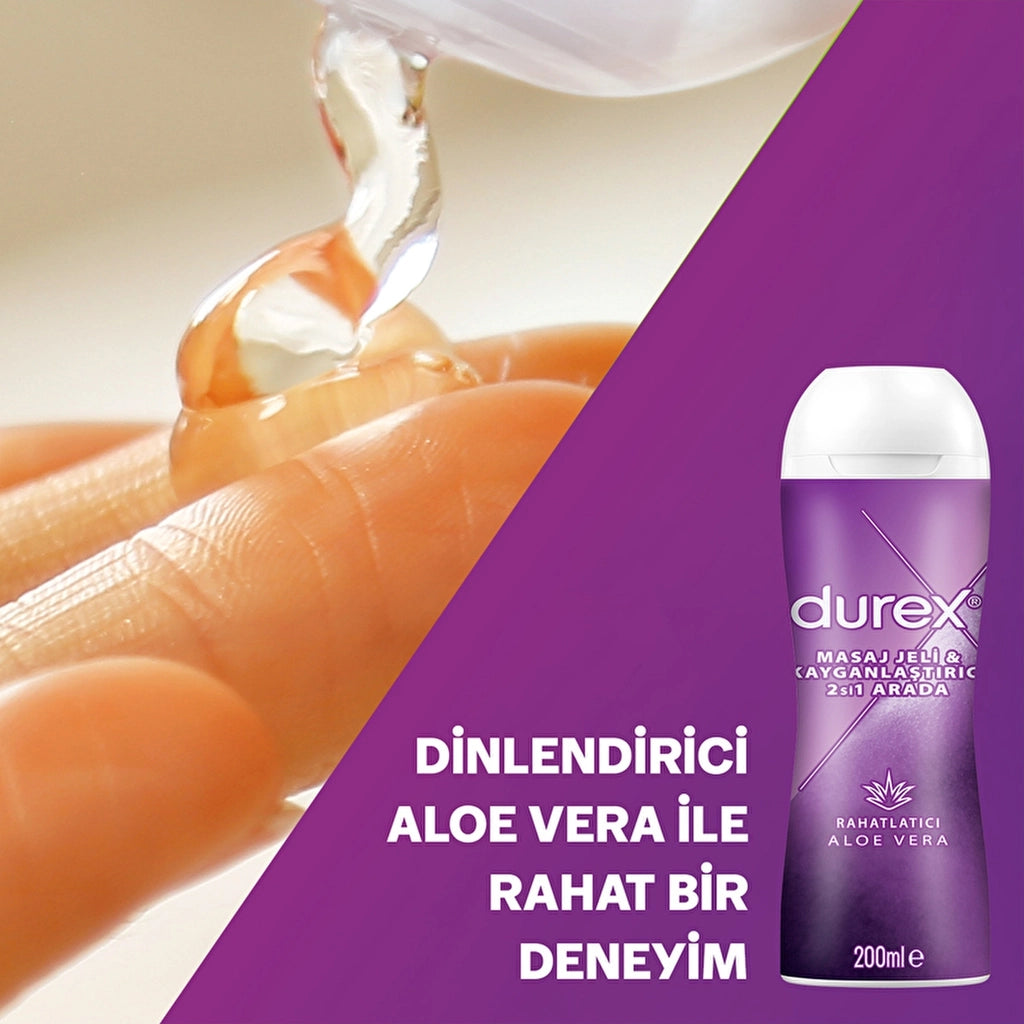 Durex 2in1 Aloe Vera Massage Gel 200 ml