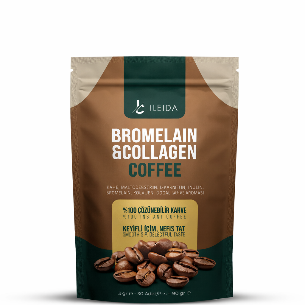 ILEIDA Bromelain Collagen Coffee 3 g × 30 Sachets