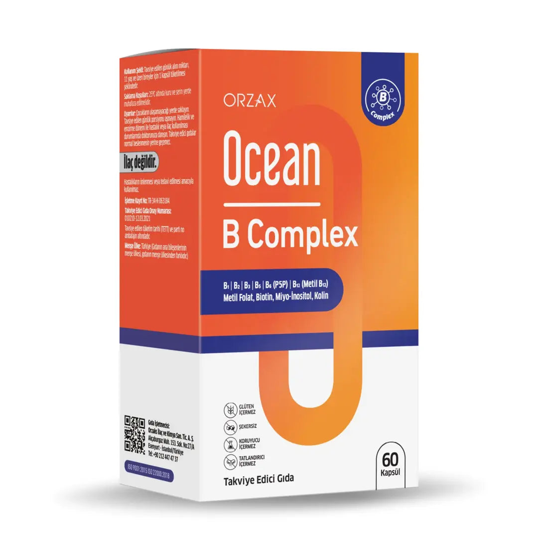 Orzax Ocean B Complex 50 Capsules