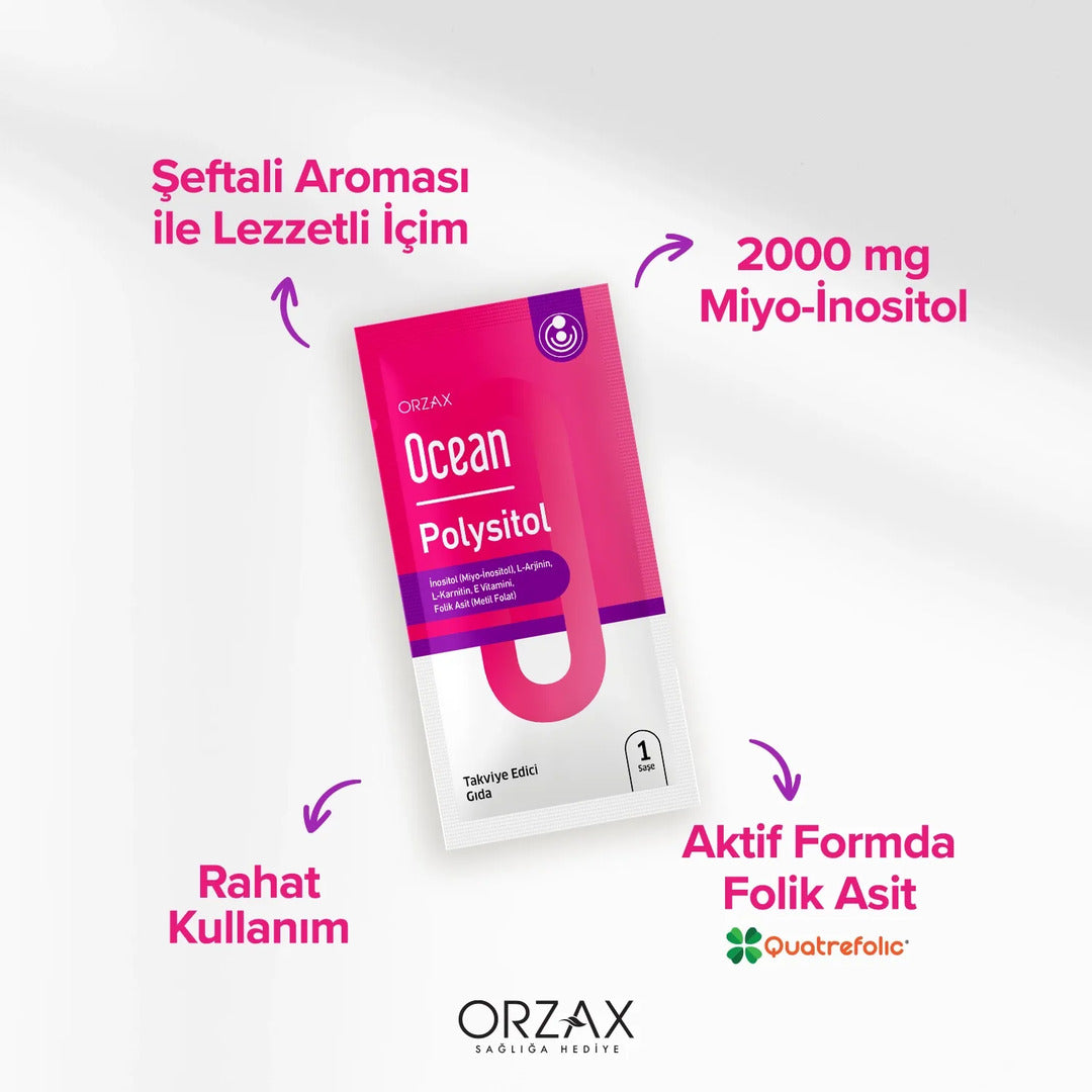 Orzax Ocean Polysitol Inositol 30 Sachets