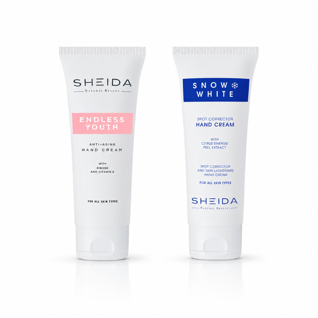 SHEIDA Anti-Aging Hand Cream Bundle – 2 × 75 ml