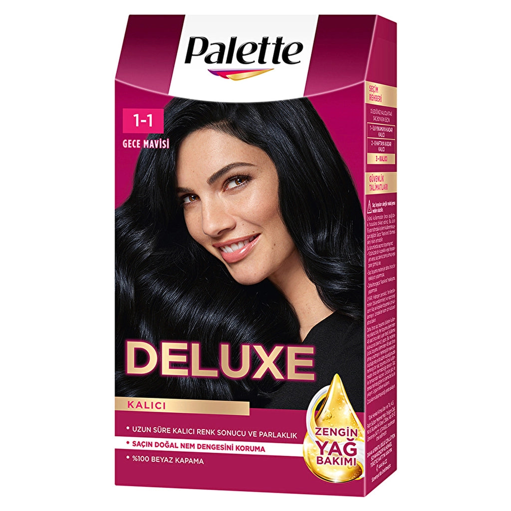 Palette Deluxe Hair Dye 1-1 Midnight Blue
