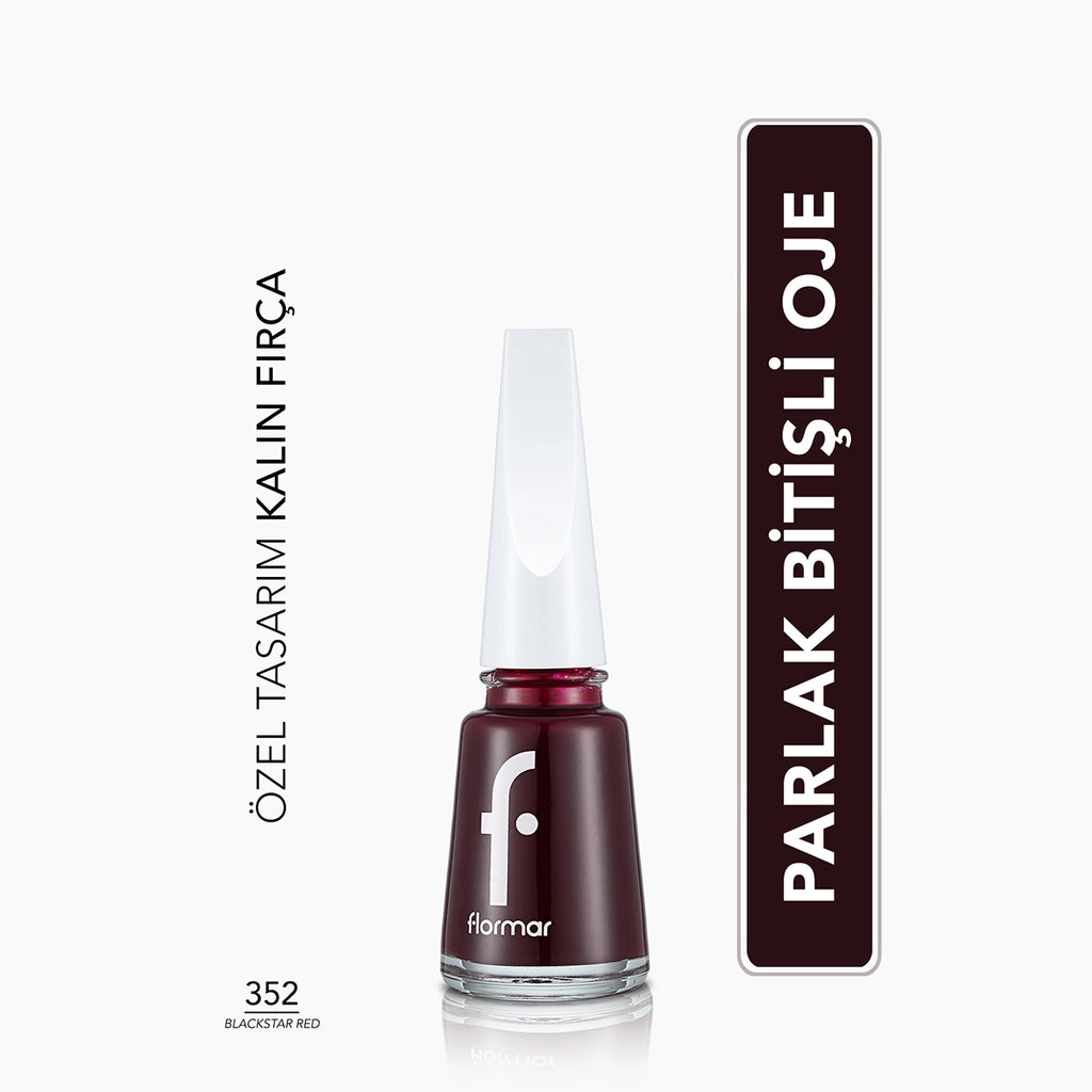 Flormar Nail Enamel Intensely Pigmented Nail Polish 320 Rose Taboo