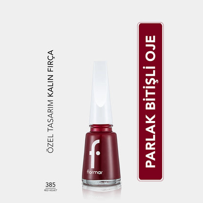 Flormar Nail Enamel Intensely Pigmented Nail Polish 310 Snow White