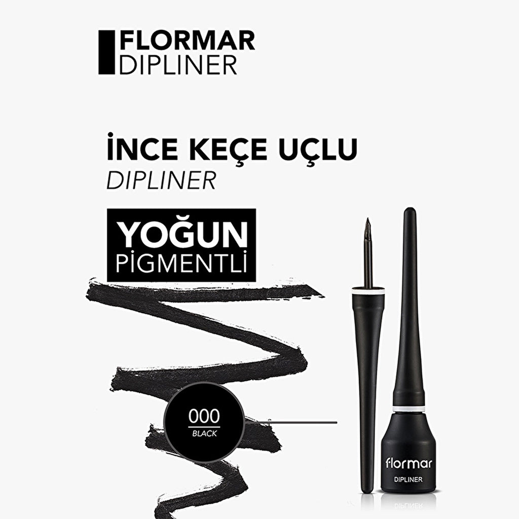 Flormar Dipliner Black-Classic Liquid