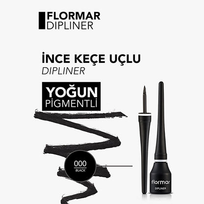 Flormar Dipliner Black-Classic Liquid