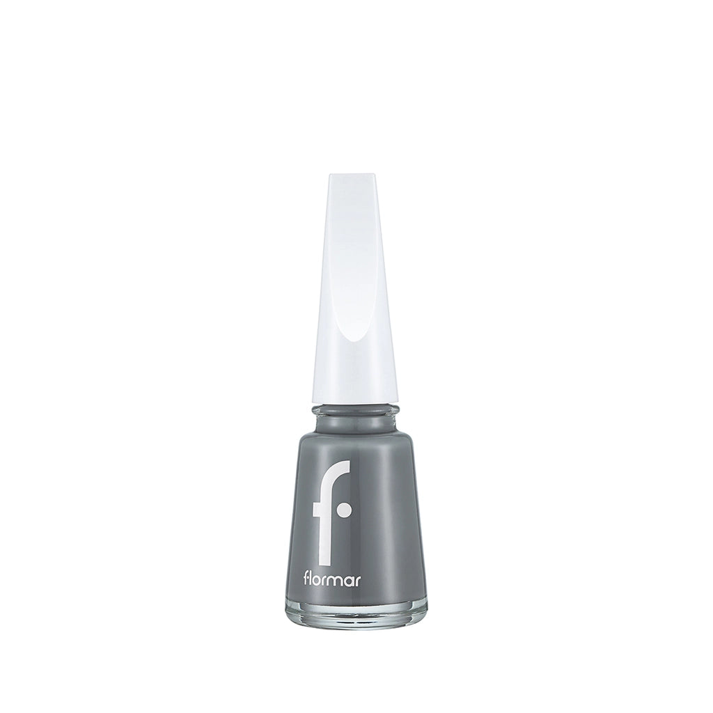 Flormar Nail Enamel Intensely Pigmented Nail Polish 417 Steel Gray