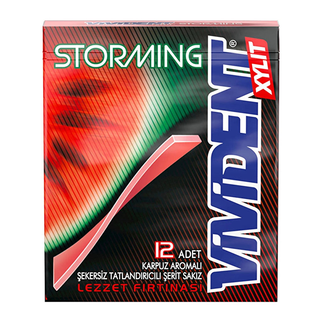 Vivident Storming Gum Watermelon Flavored 33 gr