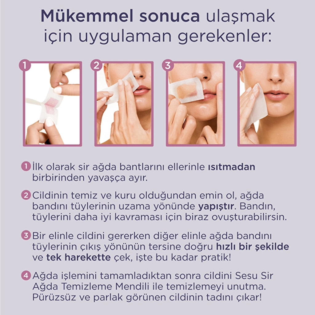 Sesu Waxing Strip Face Sensitive Skin 20&