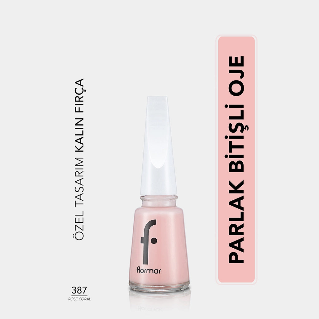 Flormar Intensely Pigmented and Shiny Nail Polish 575 Butter Yellow
