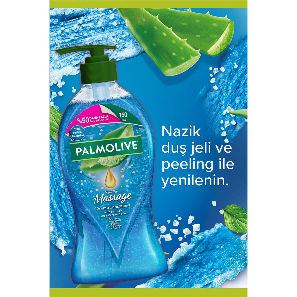 Palmolive Aroma Sensations Skin Renewing Bath and Shower Gel Feel The Massage 750 ml