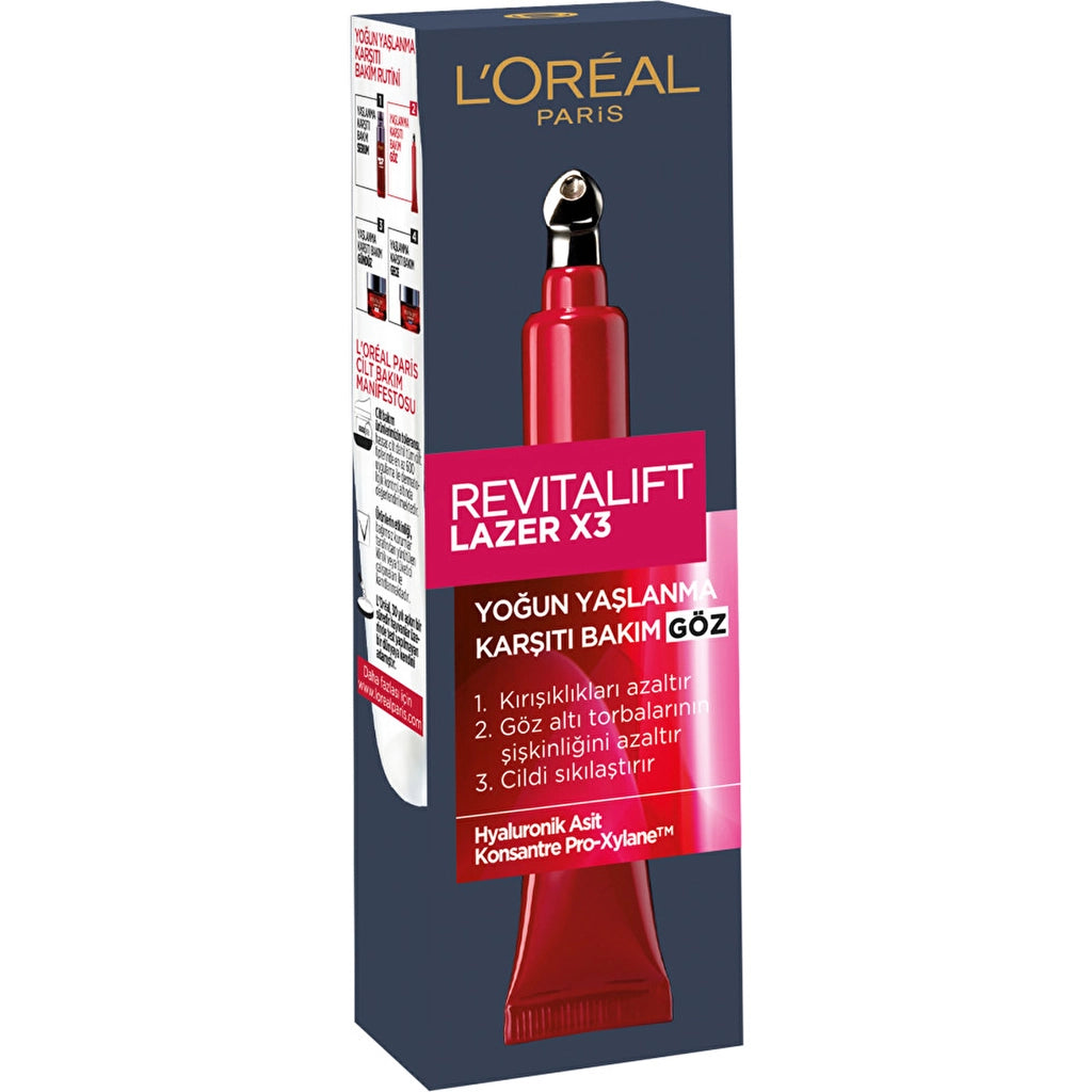 Loreal Paris Revitalift Lazer X3 Anti-Aging Eye Care Cream 15 ml