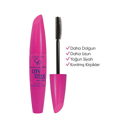 Golden Rose Mega Volume &amp; Length City Style Mascara