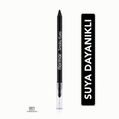 Flormar Smoky Eyes Carbon Black Waterproof Eyeliner