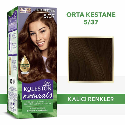 Wella Koleston Naturals Hair Dye 7/1 Ashy Auburn