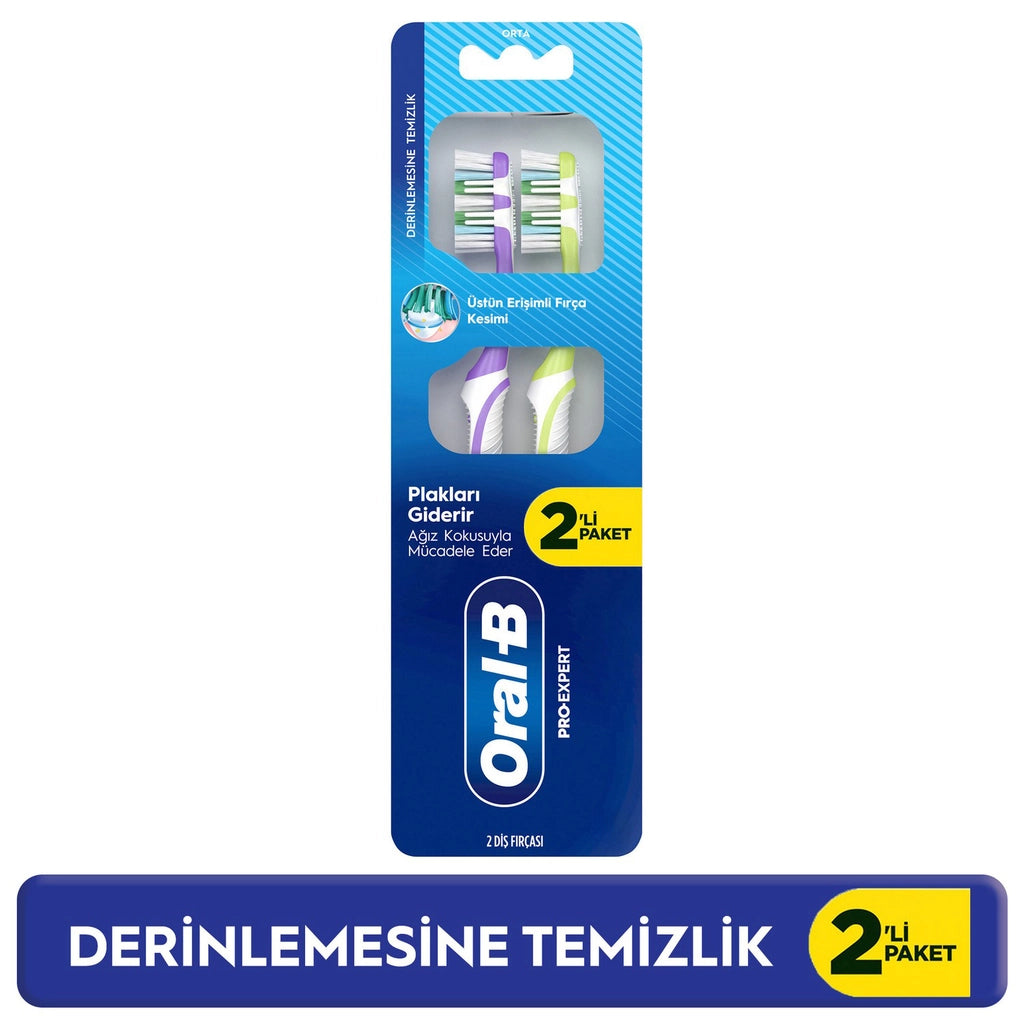 Oral-B Pro-Expert Deep Cleaning Toothbrush 1+1 (Medium)