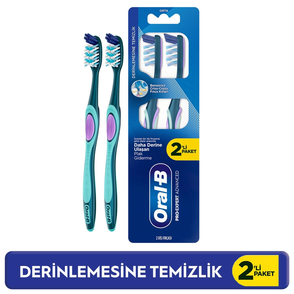 Oral-B Pro-Expert Advanced Deep Cleaning Toothbrush 1+1 (Medium)