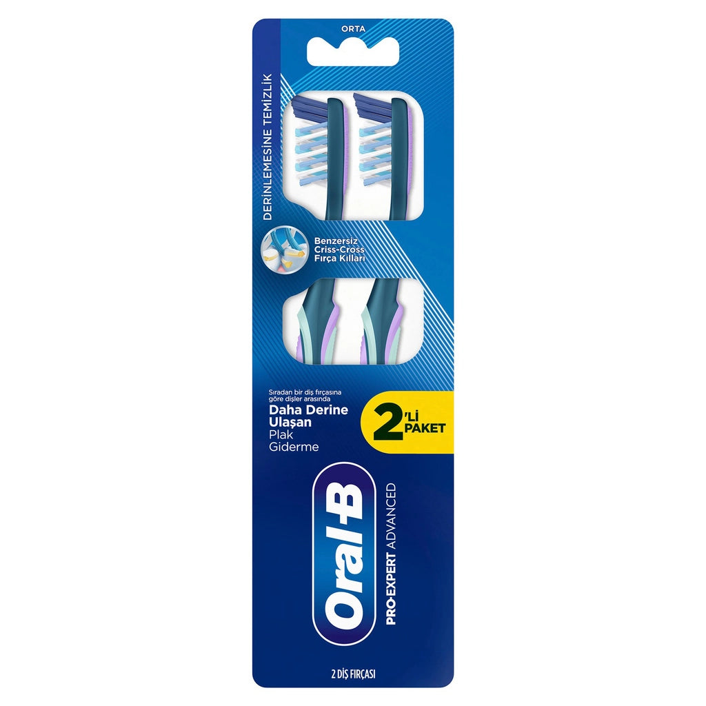 Oral-B Pro-Expert Advanced Deep Cleaning Toothbrush 1+1 (Medium)
