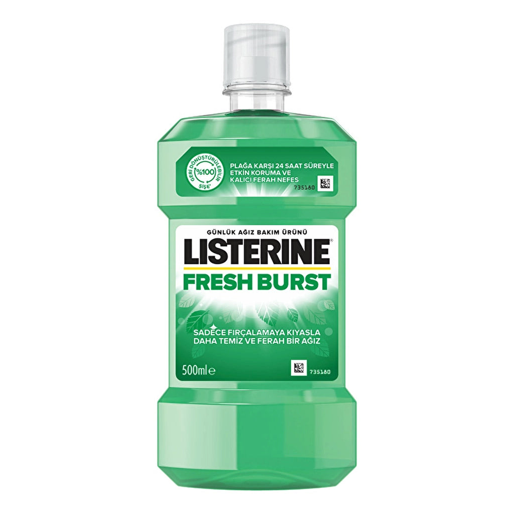 Listerine Fresh Burst Fresh Mint Mouthwash 500 ml