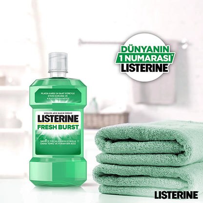Listerine Fresh Burst Fresh Mint Mouthwash 500 ml