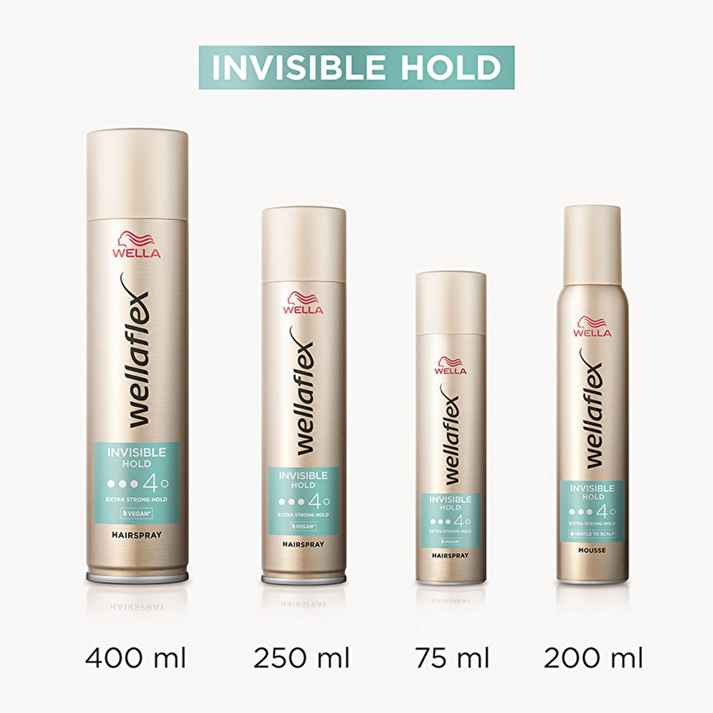 Wella Wellaflex Invisible Hold Invisible Hold Hair Spray Extra Strong Hold 250 ml - 4/5 Hold