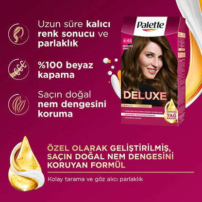 Palette Deluxe Hair Dye 4-65 Fascinating Brown