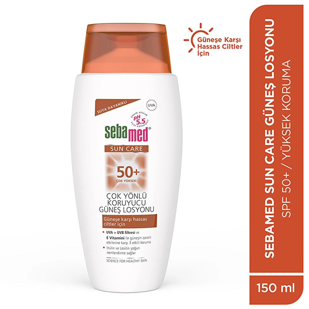 Sebamed Sun Care Waterproof SPF 50+ Versatile Protective Sun Lotion 150 ml