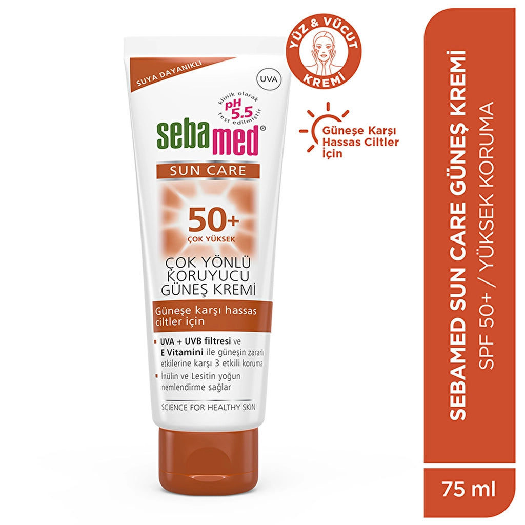 Sebamed Sun Care Waterproof SPF 50+ Versatile Protective Sun Cream 75 ml