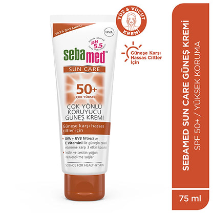 Sebamed Sun Care Waterproof SPF 50+ Versatile Protective Sun Cream 75 ml