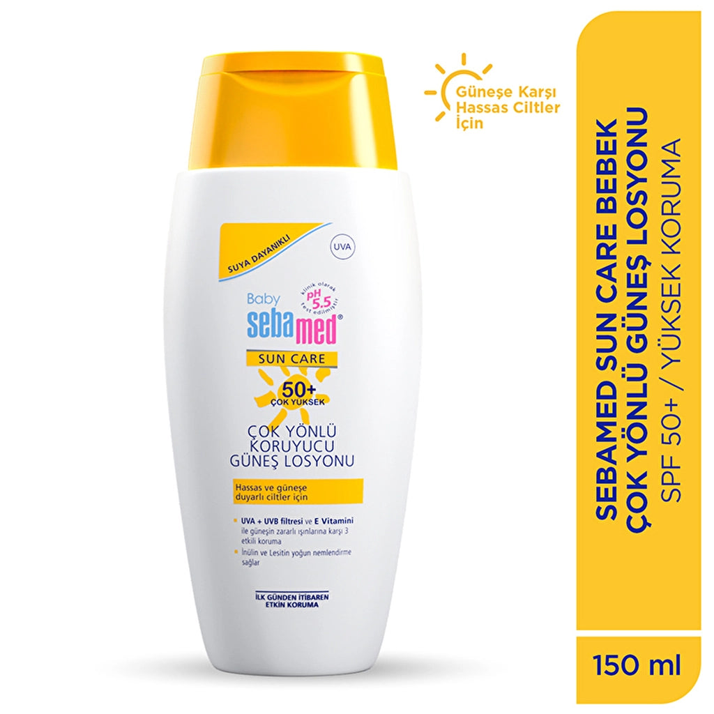 Sebamed Baby Sun Care Waterproof SPF 50+ Versatile Protective Baby Sun Lotion 150 ml