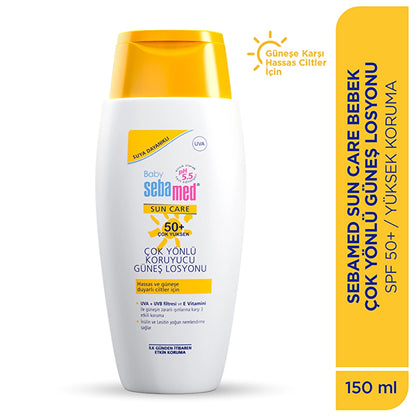 Sebamed Baby Sun Care Waterproof SPF 50+ Versatile Protective Baby Sun Lotion 150 ml