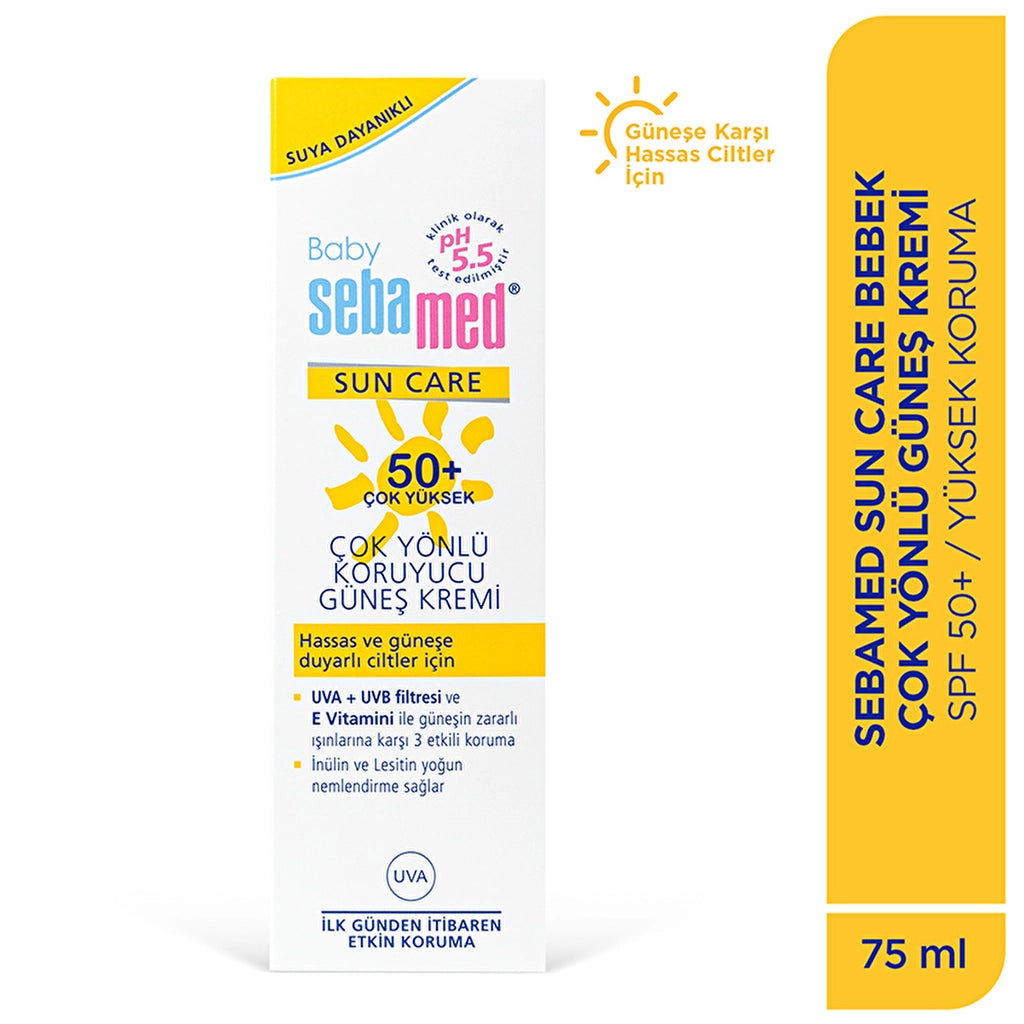 Sebamed Baby Sun Care Waterproof SPF 50+ Versatile Protective Baby Sun Cream 75 ml