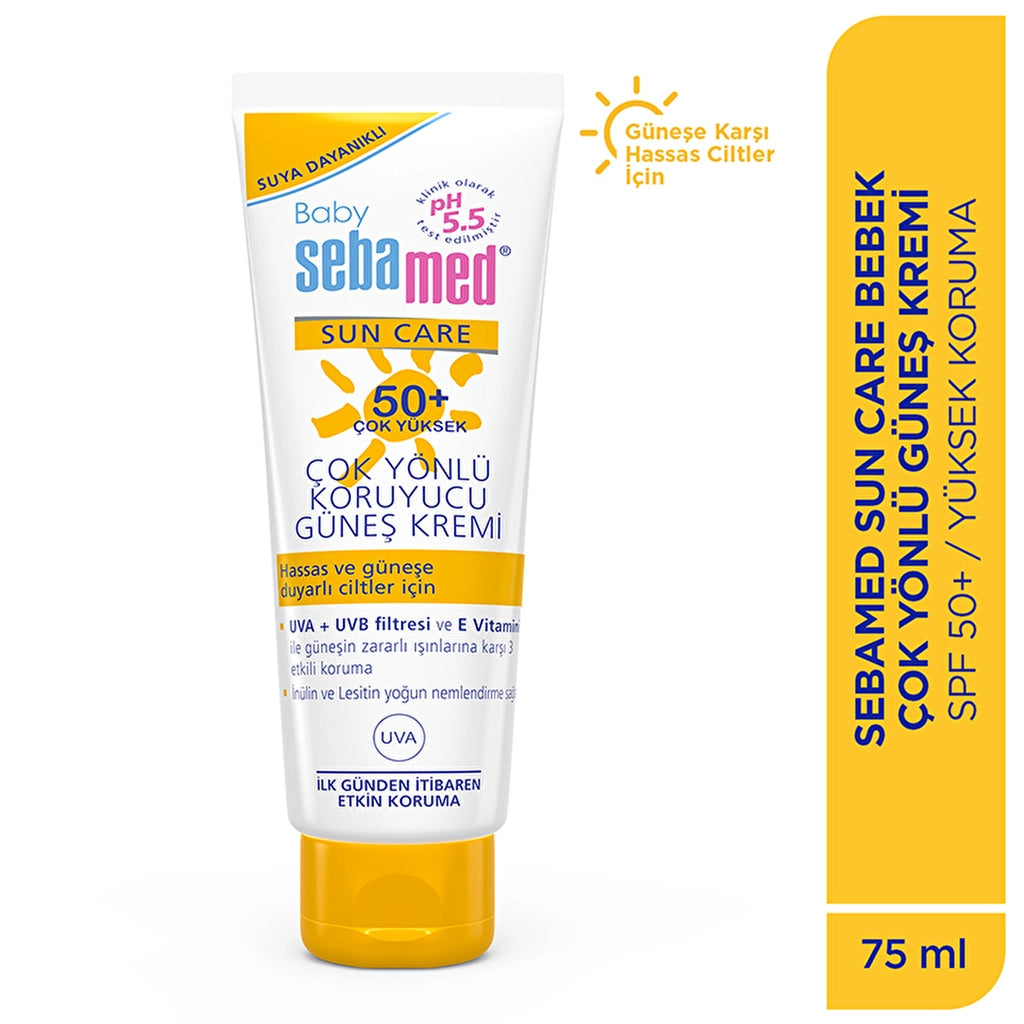 Sebamed Baby Sun Care Waterproof SPF 50+ Versatile Protective Baby Sun Cream 75 ml