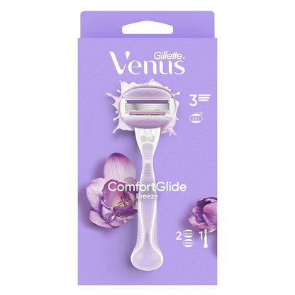 Gillette Venus ComfortGlide Breeze Shaver + 1 Spare Razor Blade