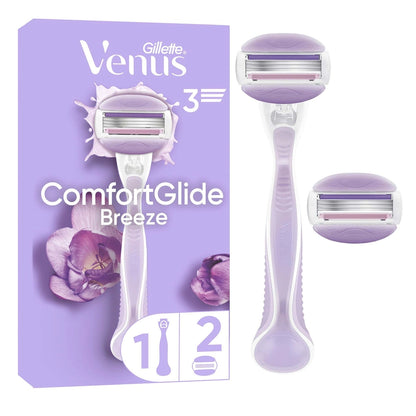 Gillette Venus ComfortGlide Breeze Shaver + 1 Spare Razor Blade