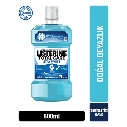 Listerine Mouthwash Stay White 500 ml