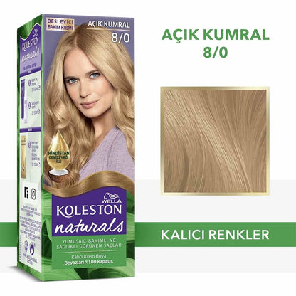 Wella Koleston Naturals Hair Dye 8/0 Light Brunette