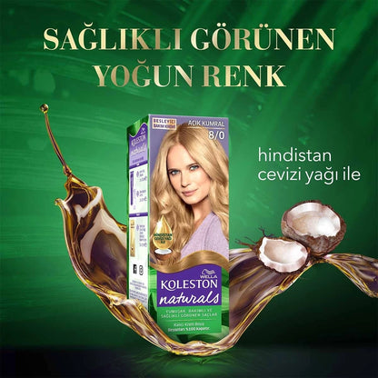 Wella Koleston Naturals Hair Dye 8/0 Light Brunette