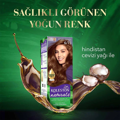 Wella Koleston Naturals Hair Dye 6/73 Moonlight Brown