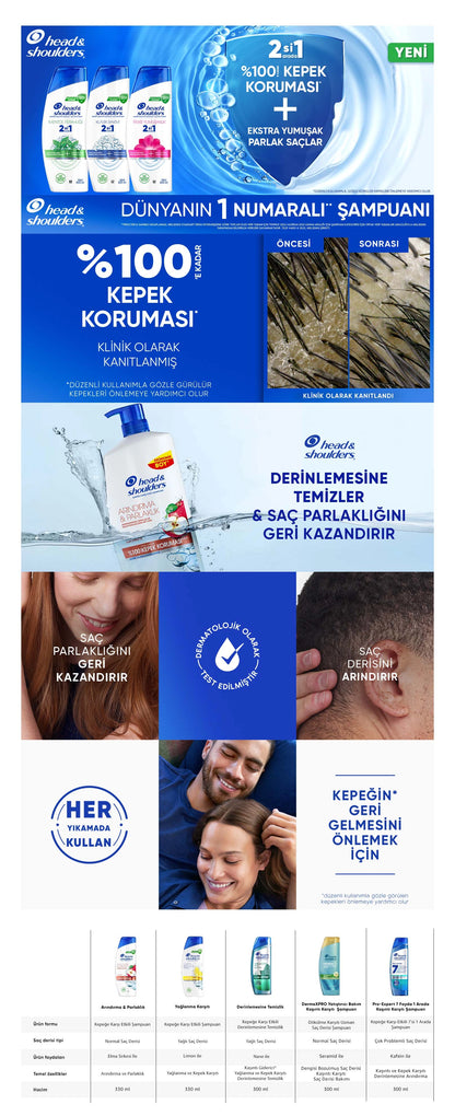 Head &amp; Shoulders Menthol Freshness Anti-Dandruff Shampoo 300 ml