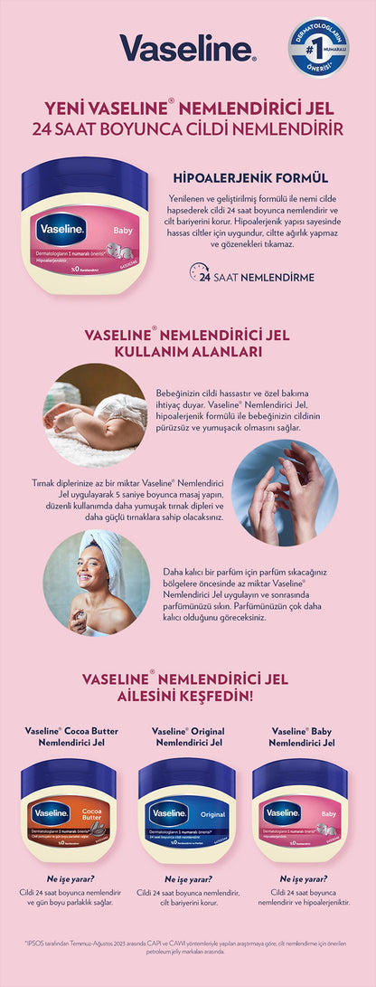 Vaseline Moisturizing Gel Baby 100 ml