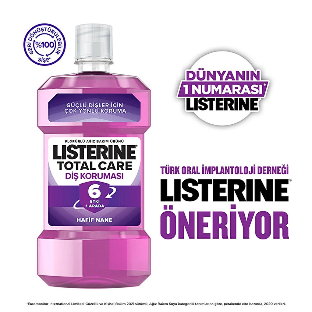 Listerine Total Care Oral Care Mouthwash Mint 500 ml
