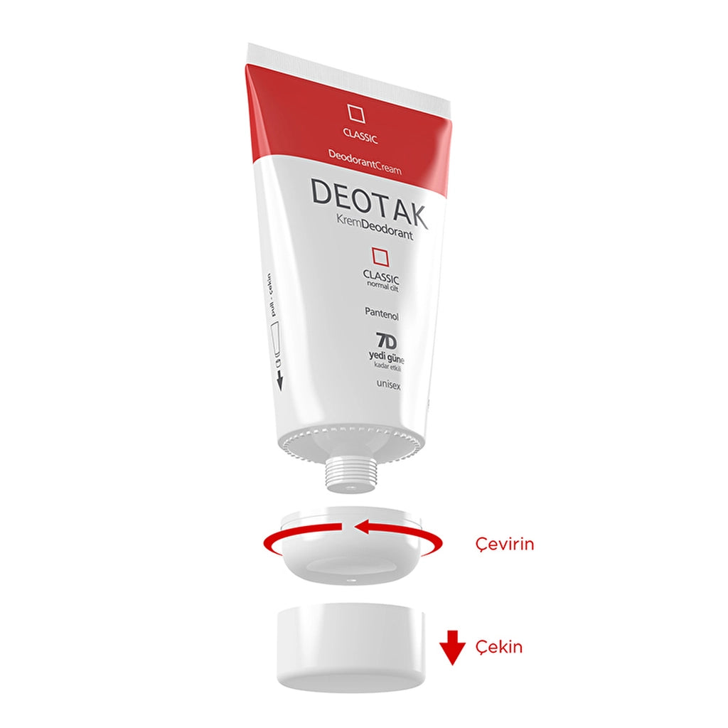 Deotak Unisex Cream Deodorant Classic 35 ml