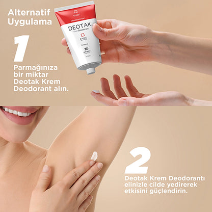 Deotak Unisex Cream Deodorant Classic 35 ml